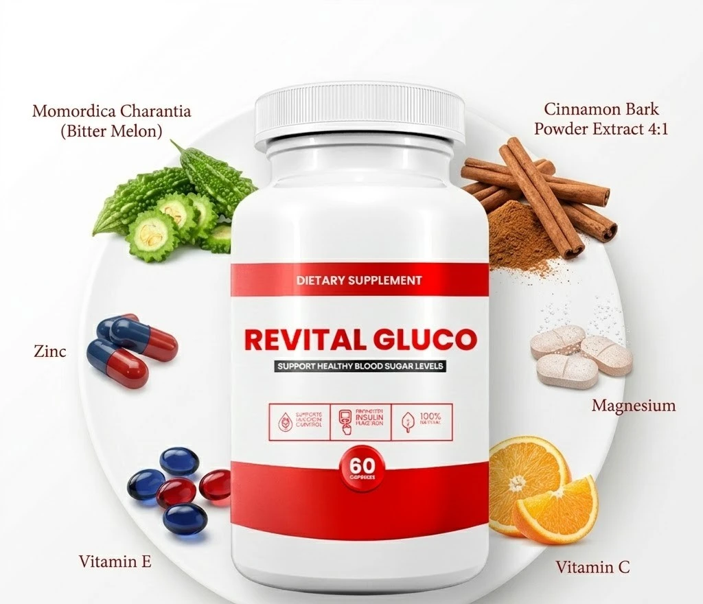 Revital Gluco Supplement Formula Banner